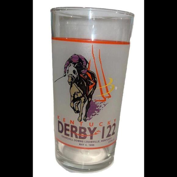 Kentucky Derby 122 May 4th, 1996 Churchill Downs Louisville KY Collectible Glass - Picture 1 of 2